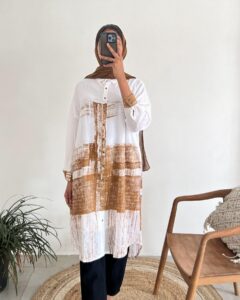 Imported Stylish  Oversized Multicolour Shirt added to wishlist